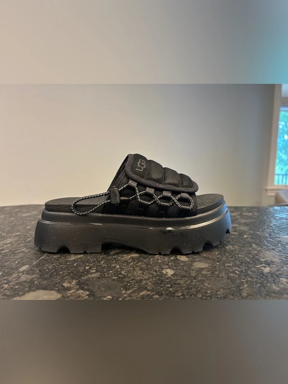 UGG Black Callie Slides
